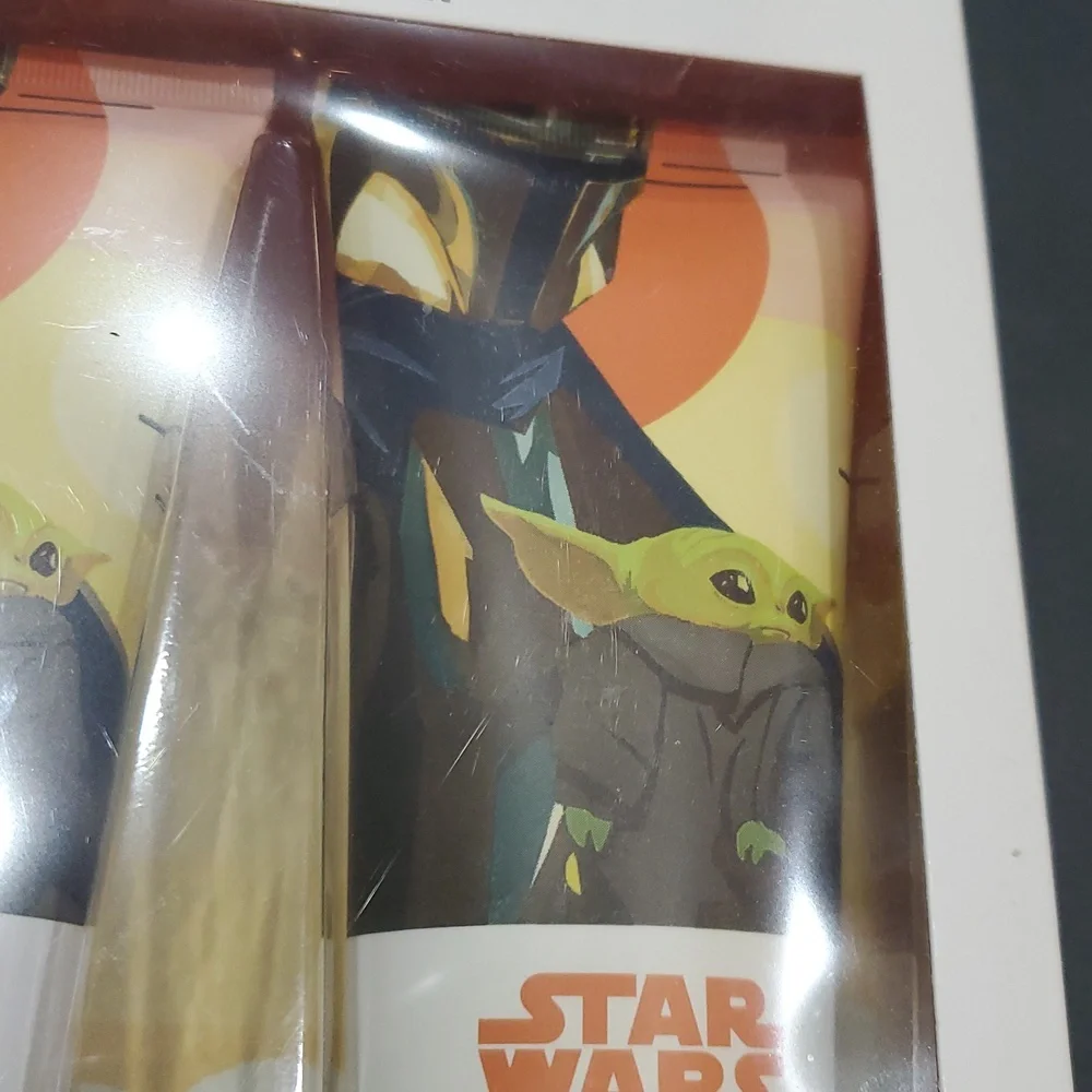 Star Wars The Mandalorian cedarwood and lime scent foot soak and foot Lotion set
